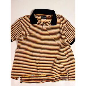 Original Use Polo Shirt Womens Large Multicolor Y2K Excellent Retro Striped Knit